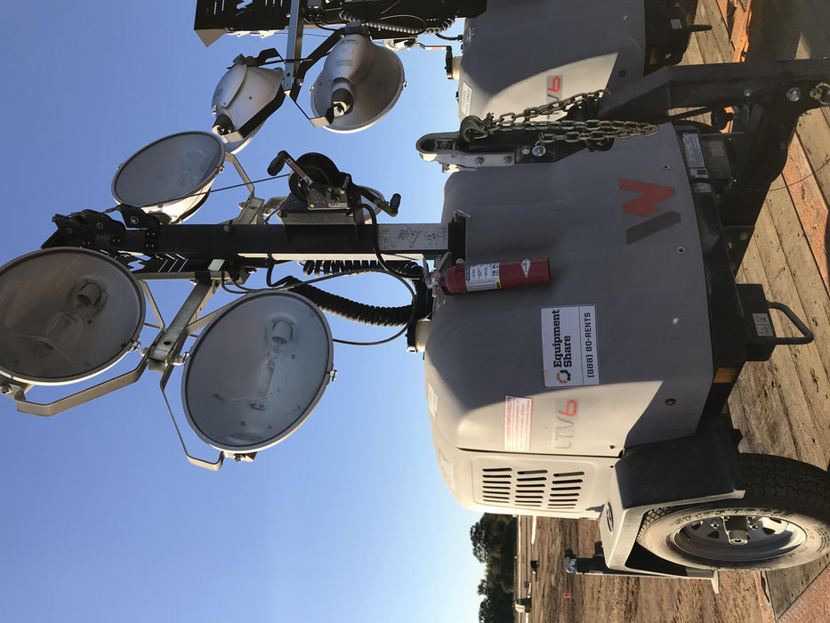 2019 Wacker Neuson LTV6L-MH Wacker Neuson LTV6L Mobile Light Tower w/Fuel Level Sensor Installed