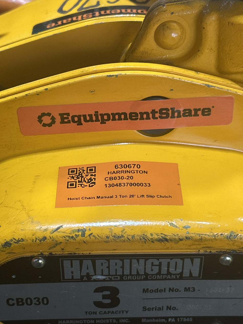 2026 HARRINGTON CB030-20