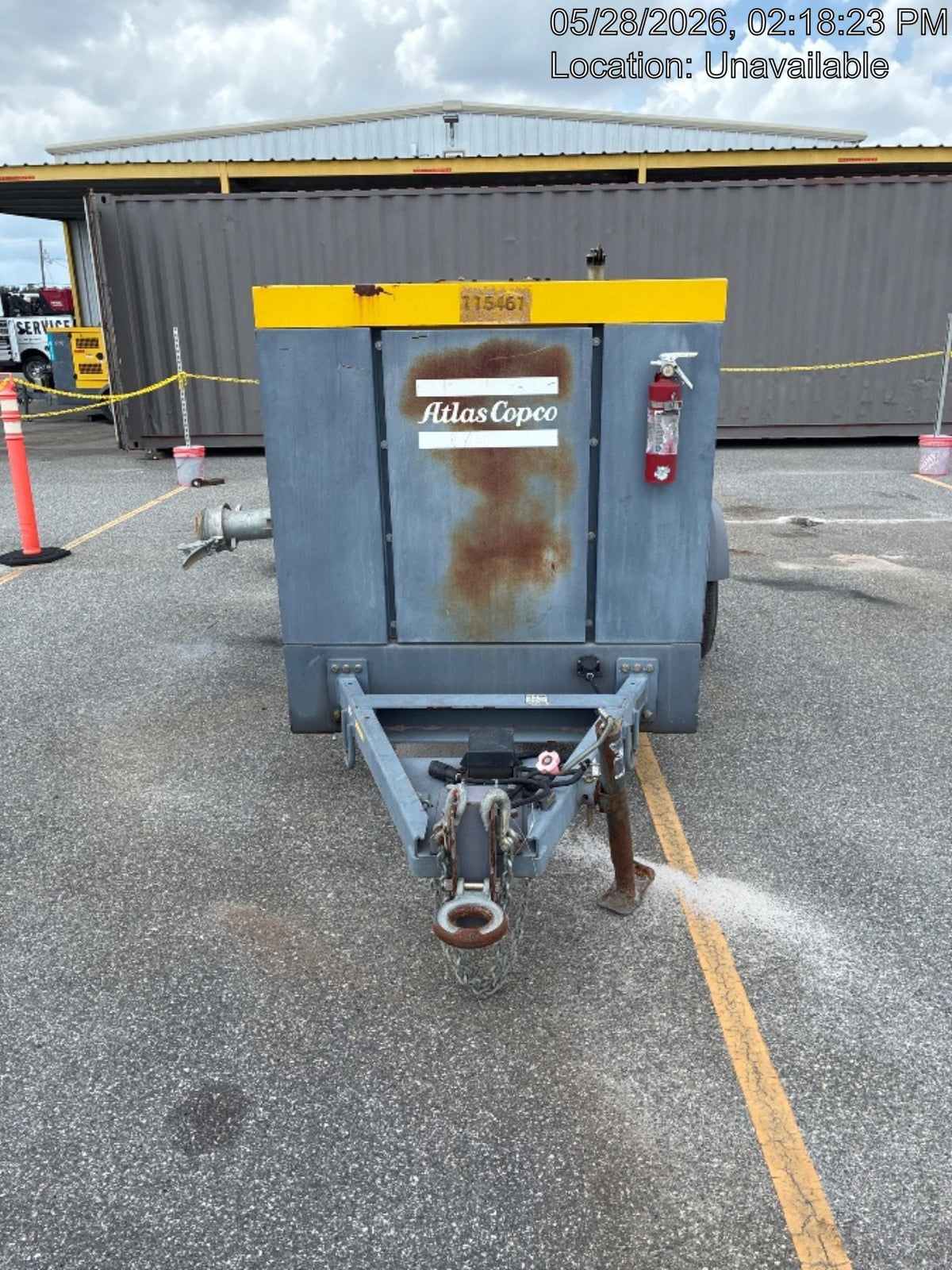 2020 ATLAS COPCO PAS 150 HF CS Enclosed