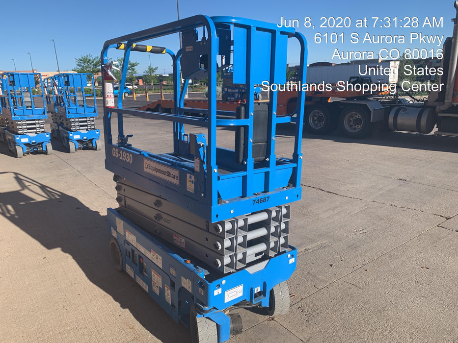 2020 Genie GS-1930 Fixed rails with chain entry gate - Pre A92.20