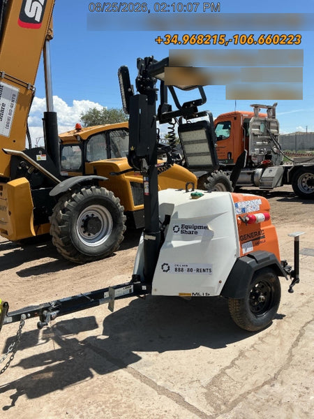 2024 Generac MLT2 Diesel, Flex Switch 120V Input, Powerzone Controller, 
(4) 320W LED Lights, 4kW Generator, 39.9 Gal Fuel Tank, 2" Ball, T3