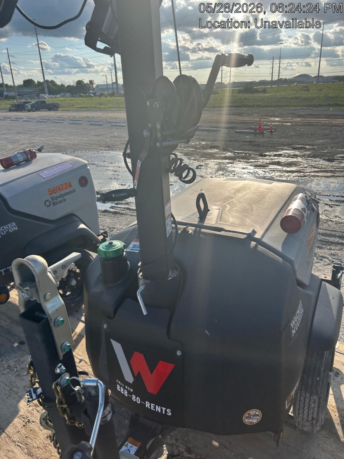 2024 Wacker Neuson LTT4 Diesel, Kohler KDW702, Deep Sea Controller, Auto Start, LED 320W, Bypass Outlet, T3