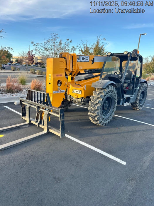 2020 JCB 509-42 Canopy, Solid Tires, Work Lights, Beacon, Aux Hydraulics, Back up Alarm, Lifting Eye, ES Decals