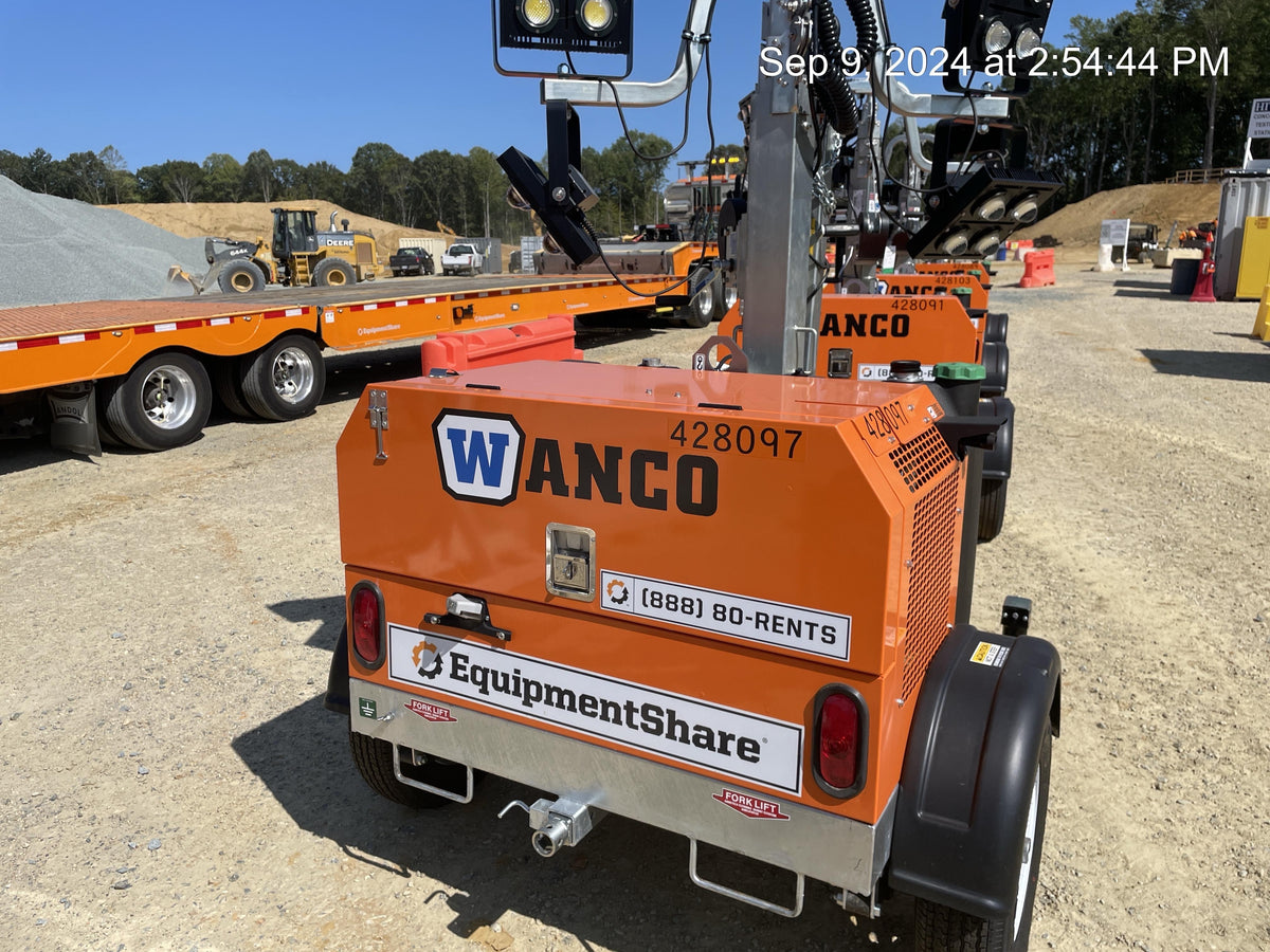 2024 Wanco WLTT-4MM4K Diesel, Deep Sea Controller, Shore Power Plug, Auto Start, (4) 350W LED Floodlights, 4kW Generator, 60 Gal Fuel Tank, 2" Ball, T3