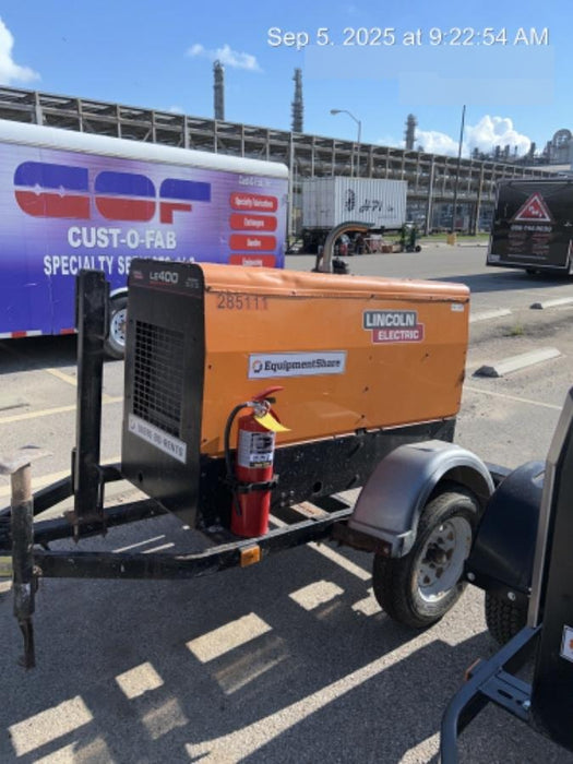 2022 Lincoln Electric LE400 Kubota V1505, Trlr, Cable Rack, Light Kit, ES Decals, T3