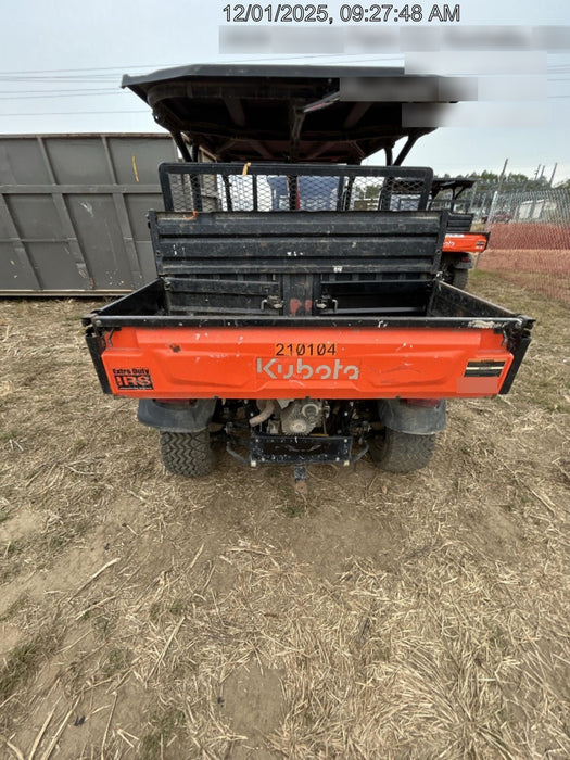 2022 Kubota RTV-X1140W-H Plastic Canopy, Windshield Acrylic Clear, LED Strobe Light, Wire Harness Kit, Back up Alarm