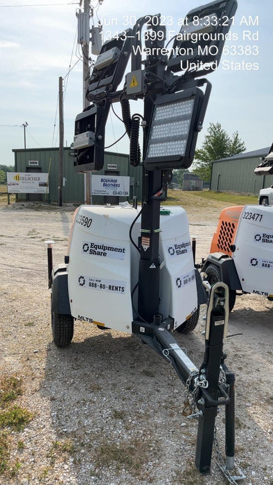 2023 Generac MLT2 Diesel, Flex Switch 120V Input, Powerzone Controller, (4) 320W LED Lights, 4kW Generator, 39.9 Gal Fuel Tank, 2" Ball, T3