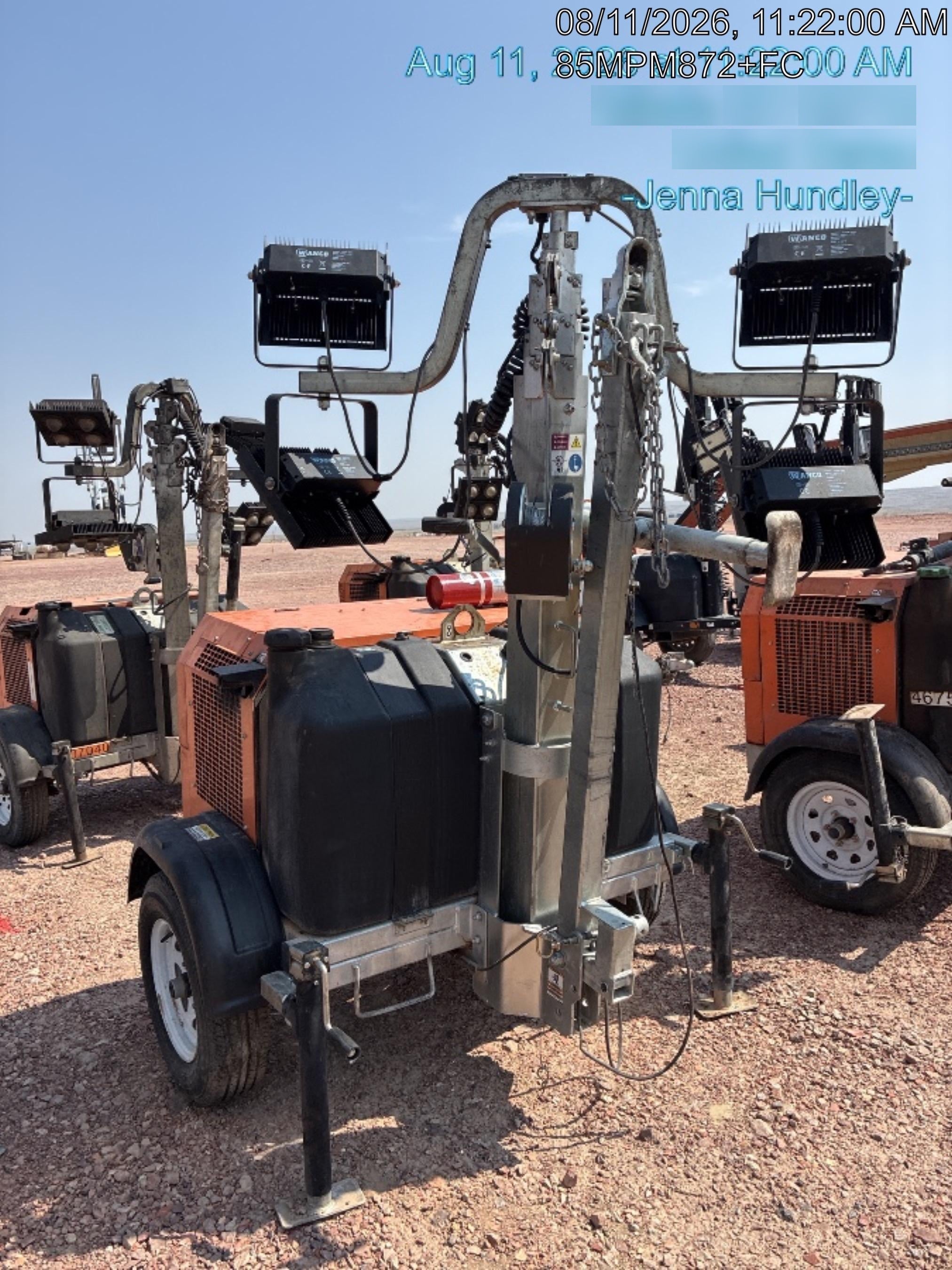 2024 Wanco WLTT-4MM4K Diesel, Deep Sea Controller, Shore Power Plug, Auto Start, (4) 350W LED Floodlights, 4kW Generator, 60 Gal Fuel Tank, 2" Ball, T3