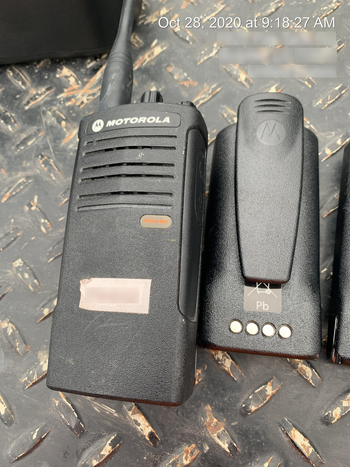 2020 MOTOROLA RDU4100