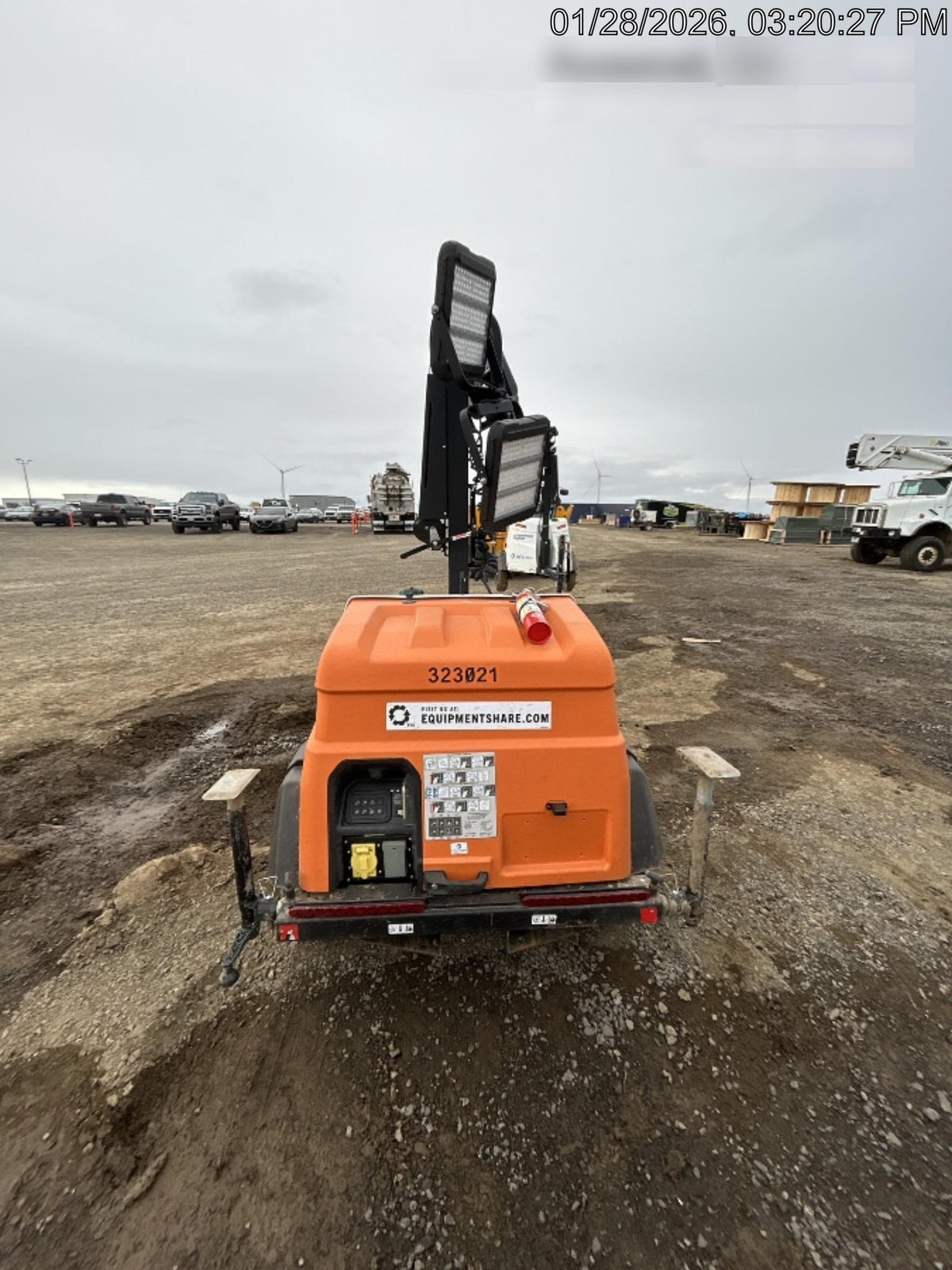 2023 Generac MLT2 Diesel, Flex Switch 120V Input, Powerzone Controller, (4) 320W LED Lights, 4kW Generator, 39.9 Gal Fuel Tank, 2" Ball, T3