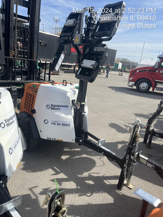 2024 Generac MLT2 Diesel, Flex Switch 120V Input, Powerzone Controller, 
(4) 320W LED Lights, 4kW Generator, 39.9 Gal Fuel Tank, 2" Ball, T3