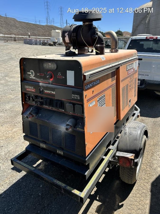 2021 Lincoln Electric Vantage 549X Ready Pak 3, ORANGE (includes trailer, cable rack, fender light kit)