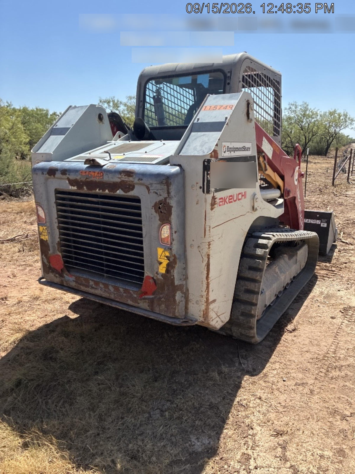 2020 Takeuchi TL12R2-R Canopy, Manual QC