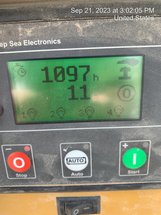 2022 Allmand NLV3GR (4) LED Light Fixture 350W, 23' Vertical Mast, 3kW Prime, Towable, Deep Sea L401, Leveling Jacks, Yanmar T4F 5.8hp