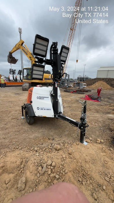 2024 Generac MLT2 Diesel, Flex Switch 120V Input, Powerzone Controller, 
(4) 320W LED Lights, 4kW Generator, 39.9 Gal Fuel Tank, 2" Ball, T3