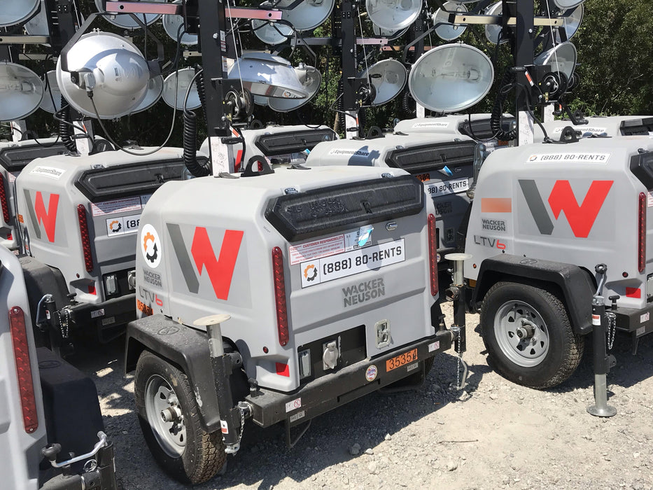 2019 Wacker Neuson LTV6L-MH Wacker Neuson LTV6L Mobile Light Tower w/Fuel Level Sensor Installed