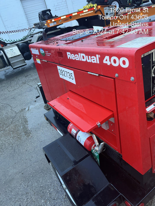 2022 Shindaiwa DGW400MDL Kubota D902 Engine, 23 HP, Dual Op Welder, Wire, Arc, Droop Stick, Tig, and CC Stick Functionality, Simulphase, 3 Phase and 1 Phase Gen Output, Single Axle NB Trlr, Slr Trckl Chrg 12V 12W, Fire Ext