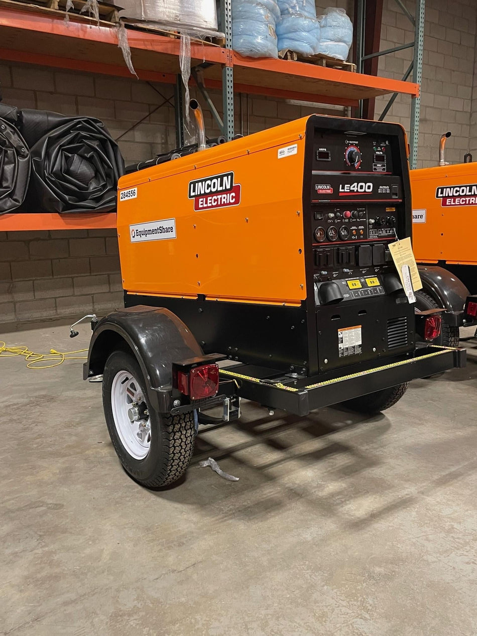 2022 Lincoln Electric LE400 Kubota V1505, Trlr, Cable Rack, Light Kit, ES Decals, T3