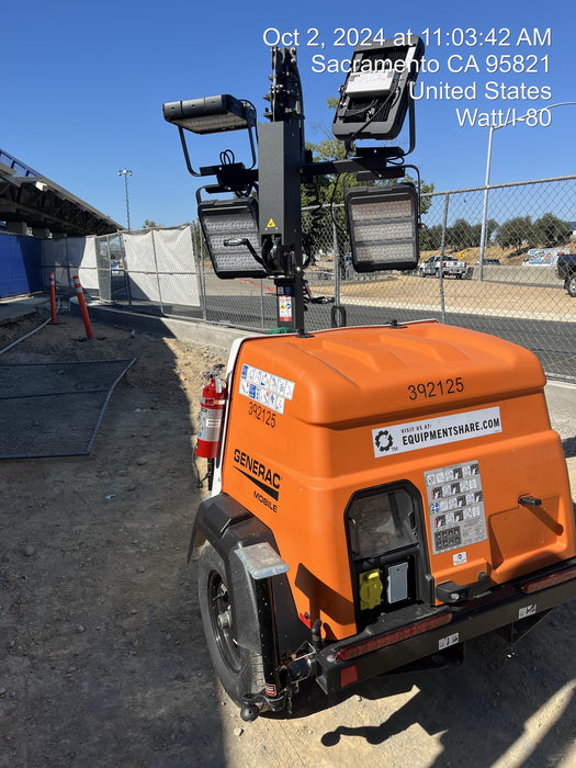 2024 Generac MLT2 Diesel, Flex Switch 120V Input, Powerzone Controller, 
(4) 320W LED Lights, 4kW Generator, 39.9 Gal Fuel Tank, 2" Ball, T3