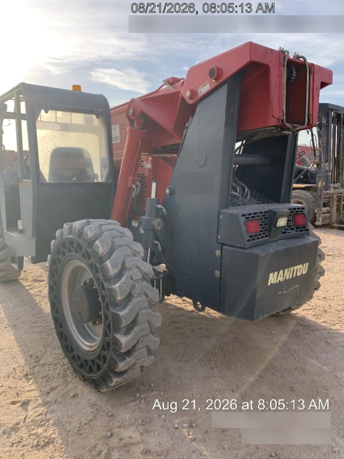 2018 Manitou MTA10055 Manitou MTA10055 - Canopy, Worklights, Beacon, 66" Carriage, 60" Forks, Solid Tires, Aux Hydraulics