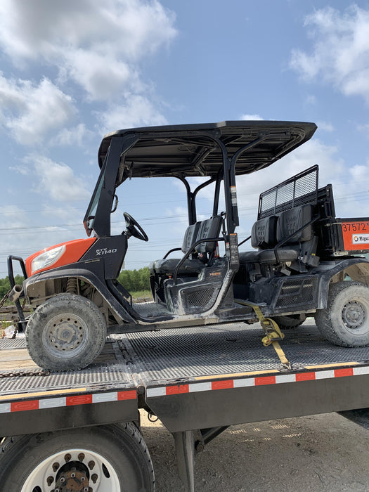 Kubota RTV-X1140W-H 4wd Utility Cart, LED Strobe, Windshield Tempered Glass, Plastic Canopy, Wire Harness Kit, Backup Alarm
