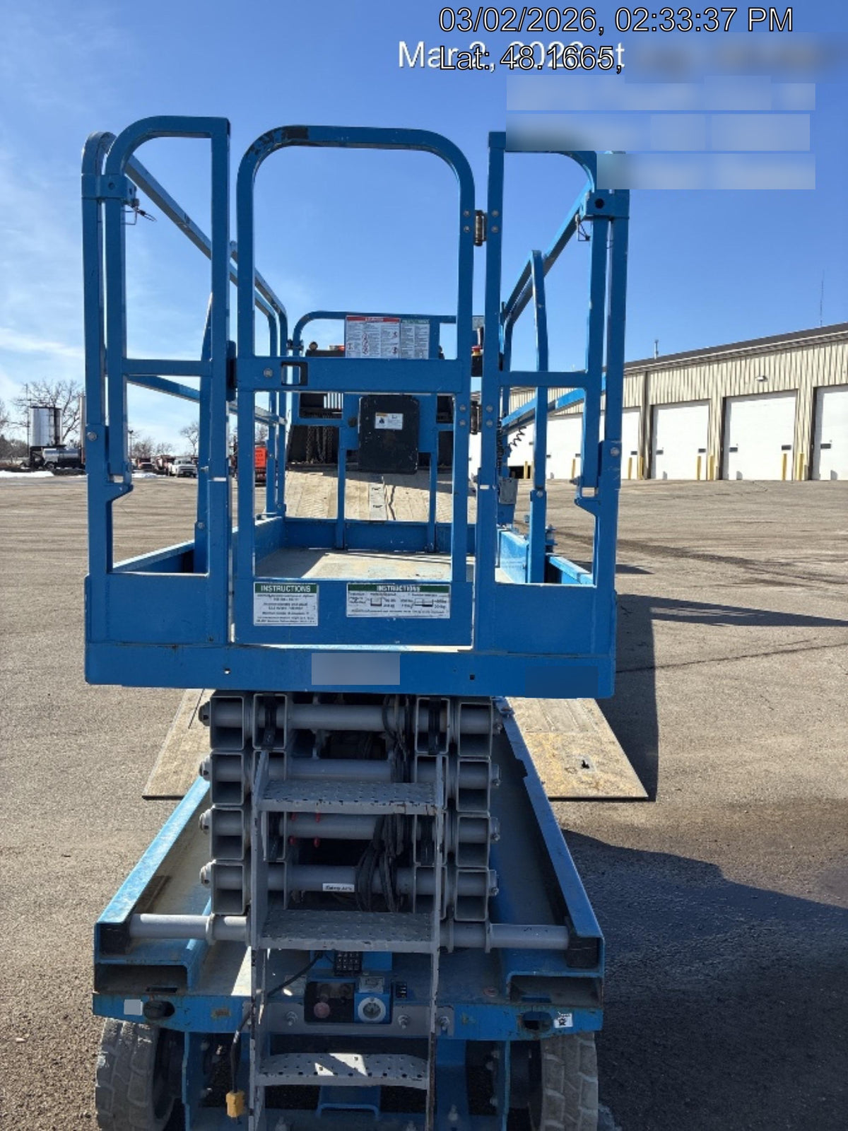 2018 Genie GS-3246 Genie GS-3246 w/Folding rails, Full height swing gate