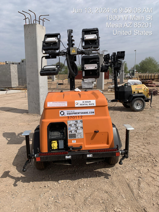 2023 Generac MLT2 Diesel, Flex Switch 120V Input, Powerzone Controller, 
(4) 320W LED Lights, 4kW Generator, 39.9 Gal Fuel Tank, 2" Ball, T3