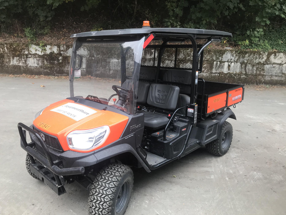 2020 Kubota RTV-X1140W-H 4WD, LED Strobe, Windshield Acrylic Clear, Plastic Canopy, Wire Harness Kit, Backup Alarm