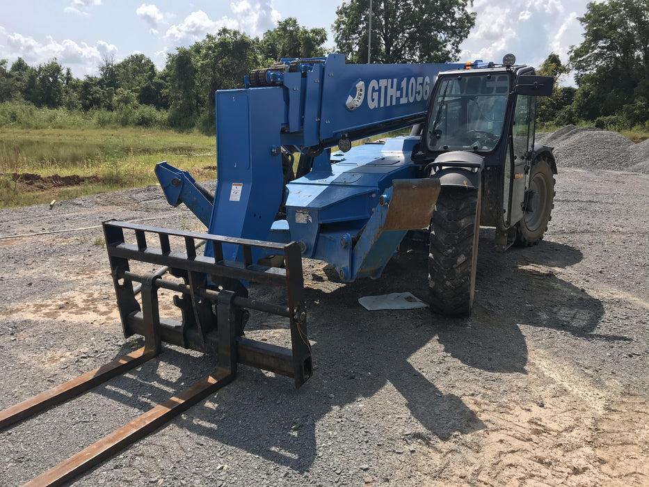 2019 Genie GTH-1056 Cab/Heat/AC, FF Tires, LED Work Lights, Beacon 60" QA Carriage, 60" Forks