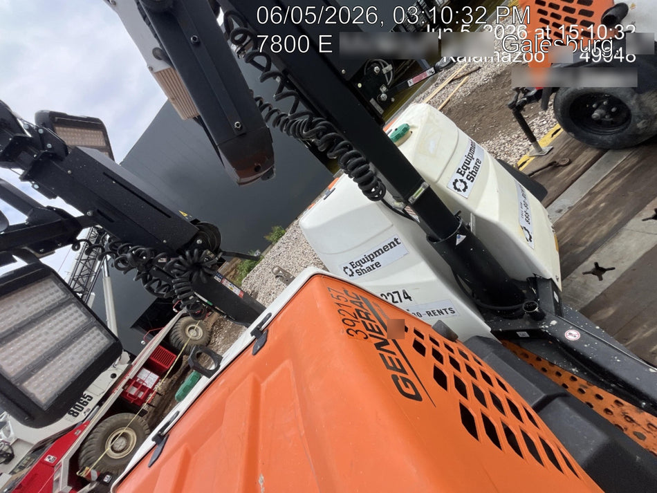 2023 Generac MLT2 Diesel, Flex Switch 120V Input, Powerzone Controller, (4) 320W LED Lights, 4kW Generator, 39.9 Gal Fuel Tank, 2" Ball, T3