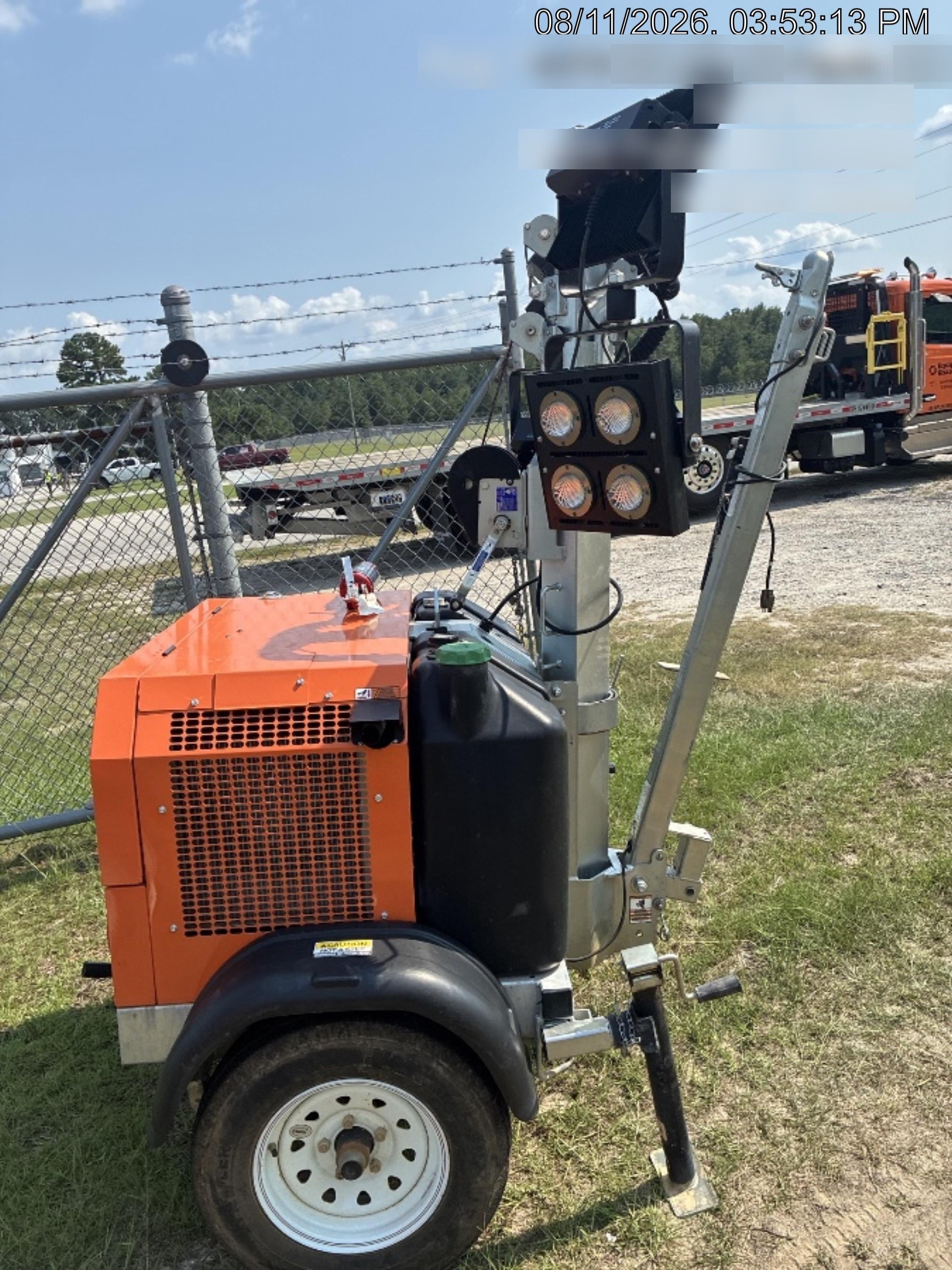 2025 Wanco WLTT-4MM4K Diesel, Mitsubishi L2E, 9.0HP @1800 rpm, Deep Sea Controller, Shore Power Plug, Auto Start, (4) 350W LED Floodlights, 4kW Generator, 60 Gal Fuel Tank, 2" Ball, T3