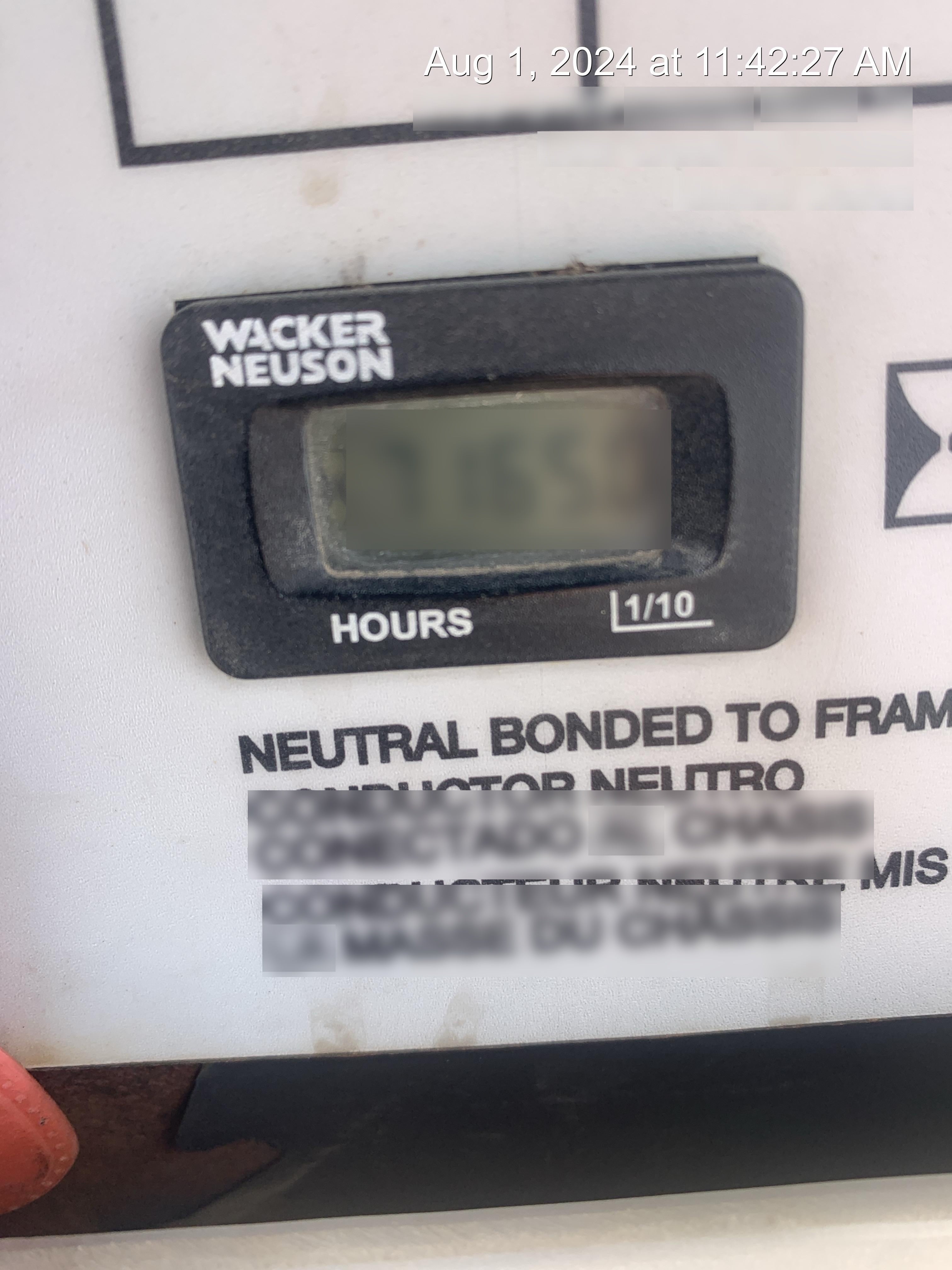 2019 Wacker Neuson LTV6L-MH Standard Options, ES Track Hardware, Fuel Level Sensor