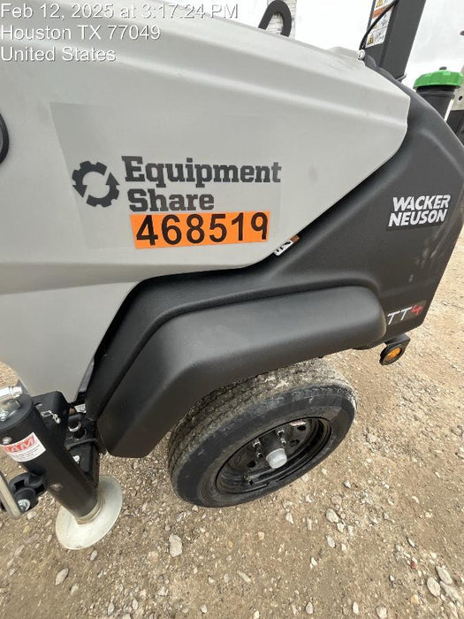 2024 Wacker Neuson LTT4 Diesel, Kohler KDW702, Deep Sea Controller, Auto Start, LED 320W, Bypass Outlet, T3