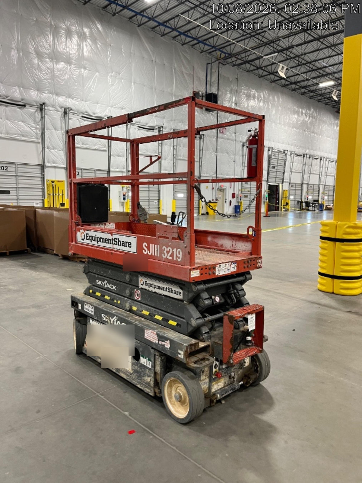 2019 Skyjack SJIII-3219 Standard Options, Trojan Batteries