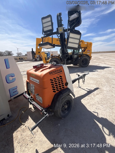 2024 Generac MLT2 Diesel, Flex Switch 120V Input, Powerzone Controller, 
(4) 320W LED Lights, 4kW Generator, 39.9 Gal Fuel Tank, 2" Ball, T3