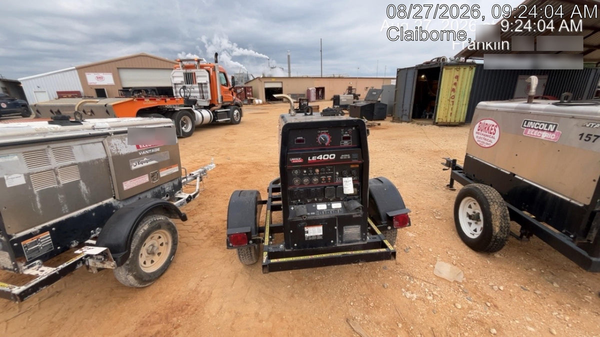 2024 Lincoln Electric LE400 Kubota V1505, Trlr, Cable Rack, Light Kit, ES Decals, T3