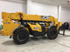 2019 JCB 510-56 74 HP w/Open ROPS, Beacon, Aux Hydraulics, Worklights, Solid Tires w/60" Carriage/Forks