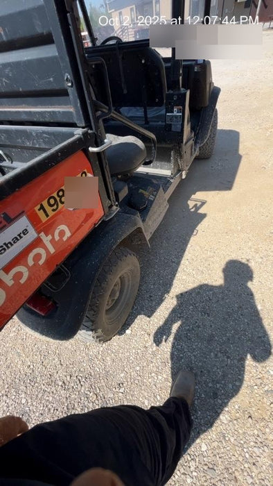 2022 Kubota RTV-X1140W-H Plastic Canopy, Windshield Acrylic Clear, LED Strobe Light, Wire Harness Kit, Back up Alarm