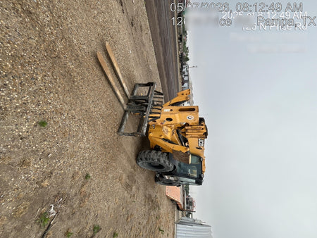 2019 JCB 512-56 Enclosed Cab, 109 HP, Solid Tires, Worklights, Beacon, Aux Hydraulics, Lifting Eye w/60" Carriage/60" Forks