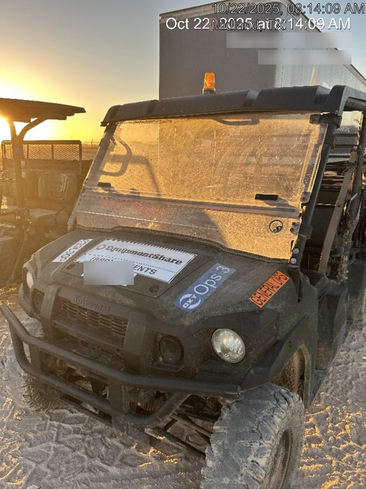 2019 Kawasaki Mule PRO-DXT Standard Options, Backup Alarm, Beacon, Plastic Hard Top, Poly Windshield, Horn Kit