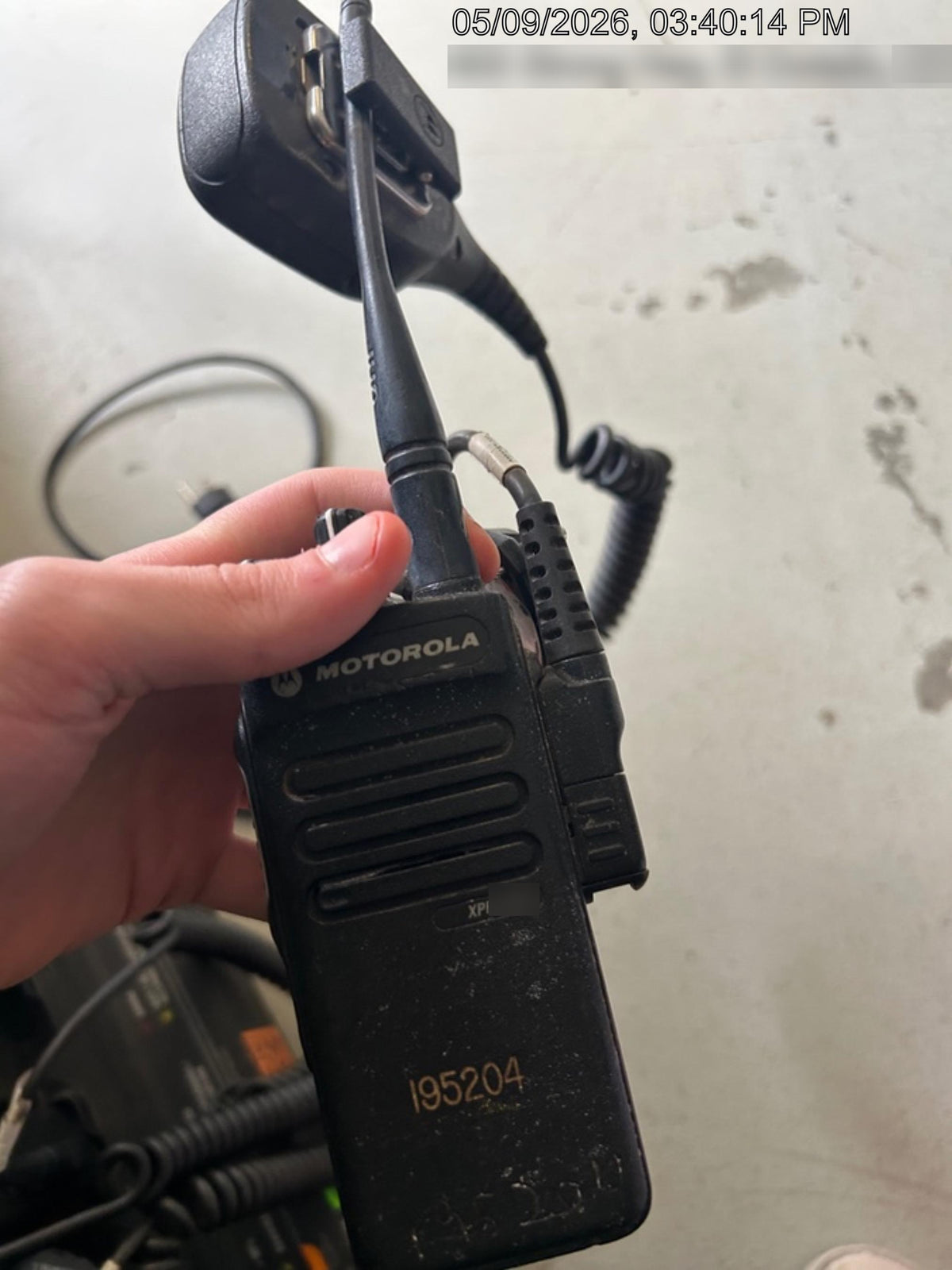 2021 MOTOROLA XPR3300E