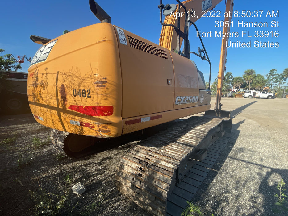 2016 CASE CX250D LR