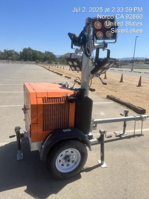 2024 Wanco WLTT-4MM4K Diesel, Deep Sea Controller, Shore Power Plug, Auto Start, (4) 350W LED Floodlights, 4kW Generator, 60 Gal Fuel Tank, 2" Ball, T3