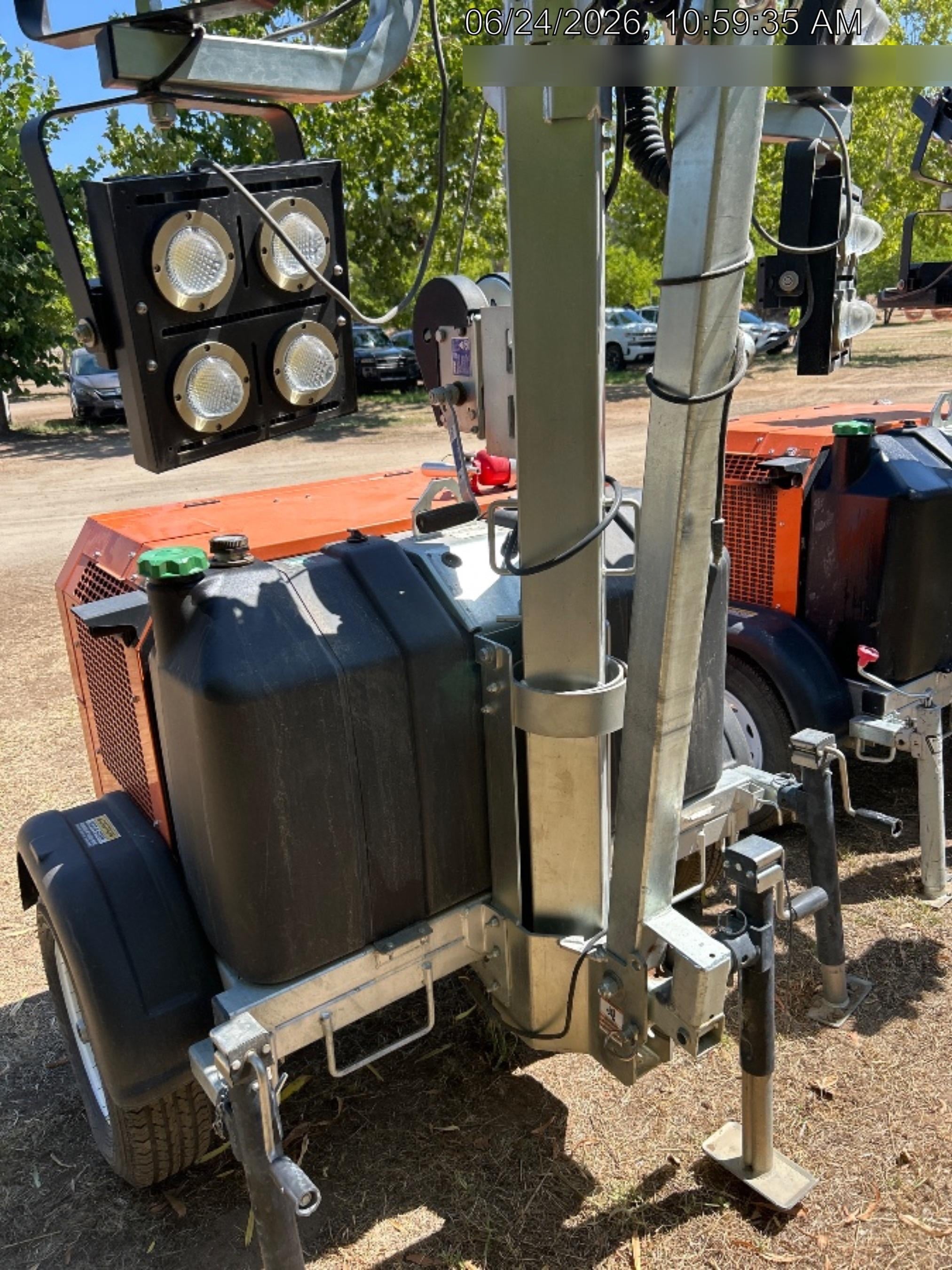 2024 Wanco WLTT-4MM4K Diesel, Deep Sea Controller, Shore Power Plug, Auto Start, (4) 350W LED Floodlights, 4kW Generator, 60 Gal Fuel Tank, 2" Ball, T3