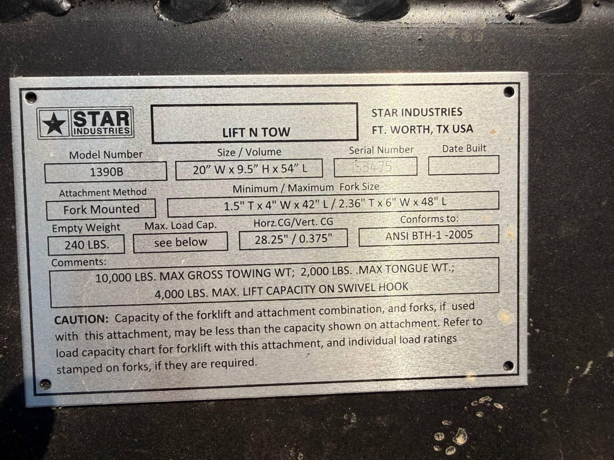 2026 STAR INDUSTRIES 1390B