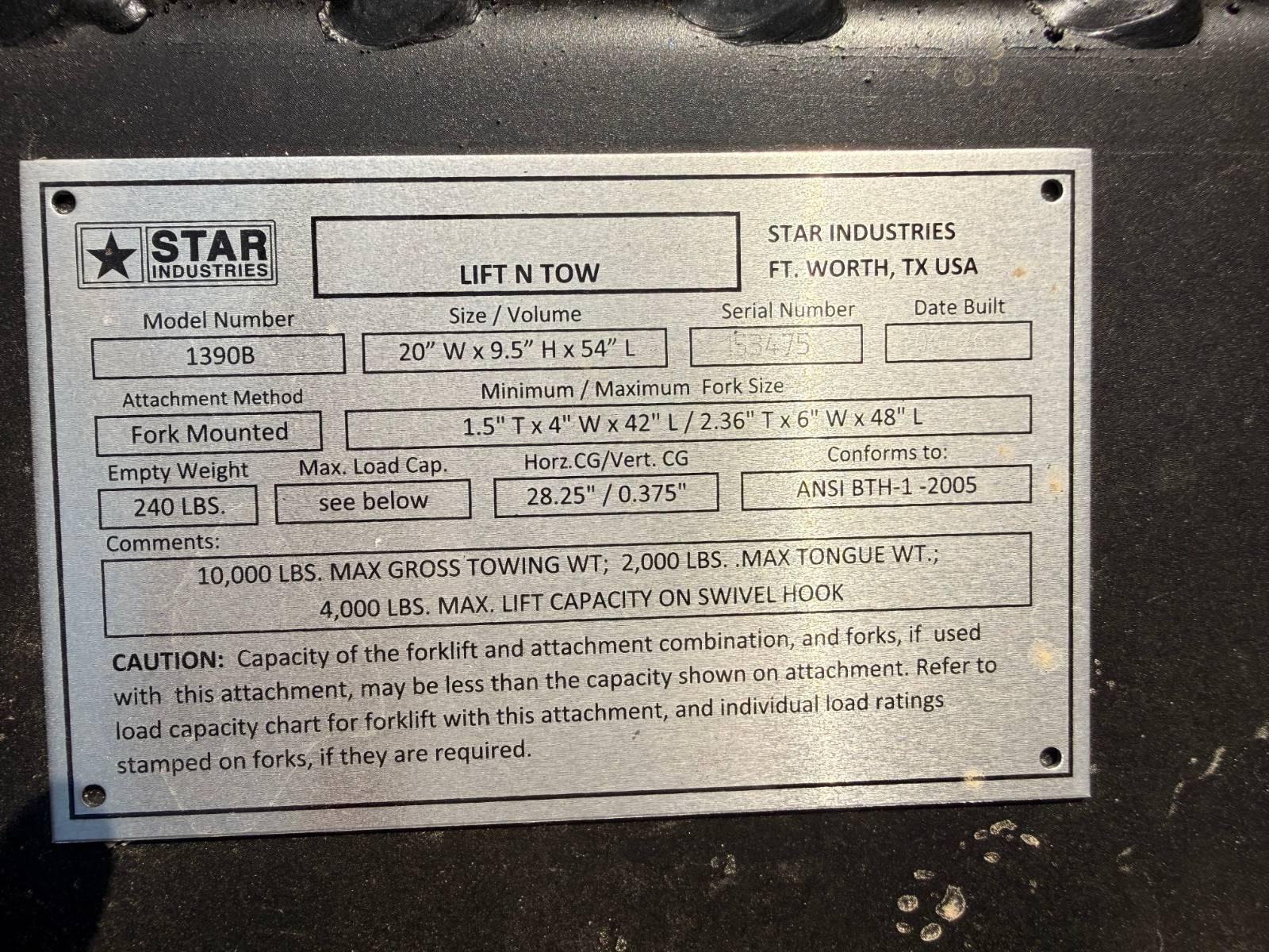2026 STAR INDUSTRIES 1390B
