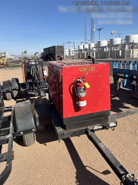 2022 Shindaiwa DGW400MDL Kubota D902 Engine, 23 HP, Dual Op Welder, Wire, Arc, Droop Stick, Tig, and CC Stick Functionality, Simulphase, 3 Phase and 1 Phase Gen Output, Single Axle NB Trlr, Slr Trckl Chrg 12V 12W, Fire Ext