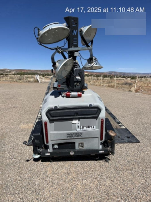 2018 Wacker Neuson LTV6L-MH Wacker Neuson LTV6L Mobile Light Tower w/Fuel Level Sensor Installed