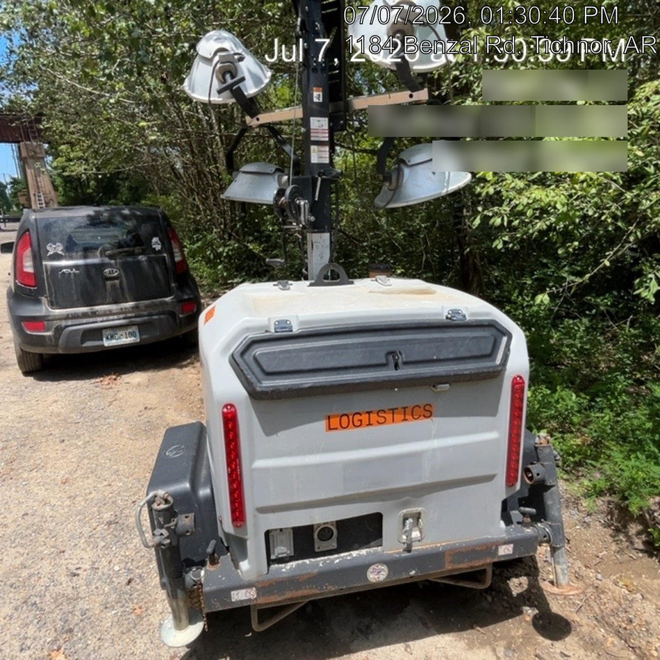 2019 Wacker Neuson LTV6L-MH Wacker Neuson LTV6L Mobile Light Tower w/Fuel Level Sensor Installed