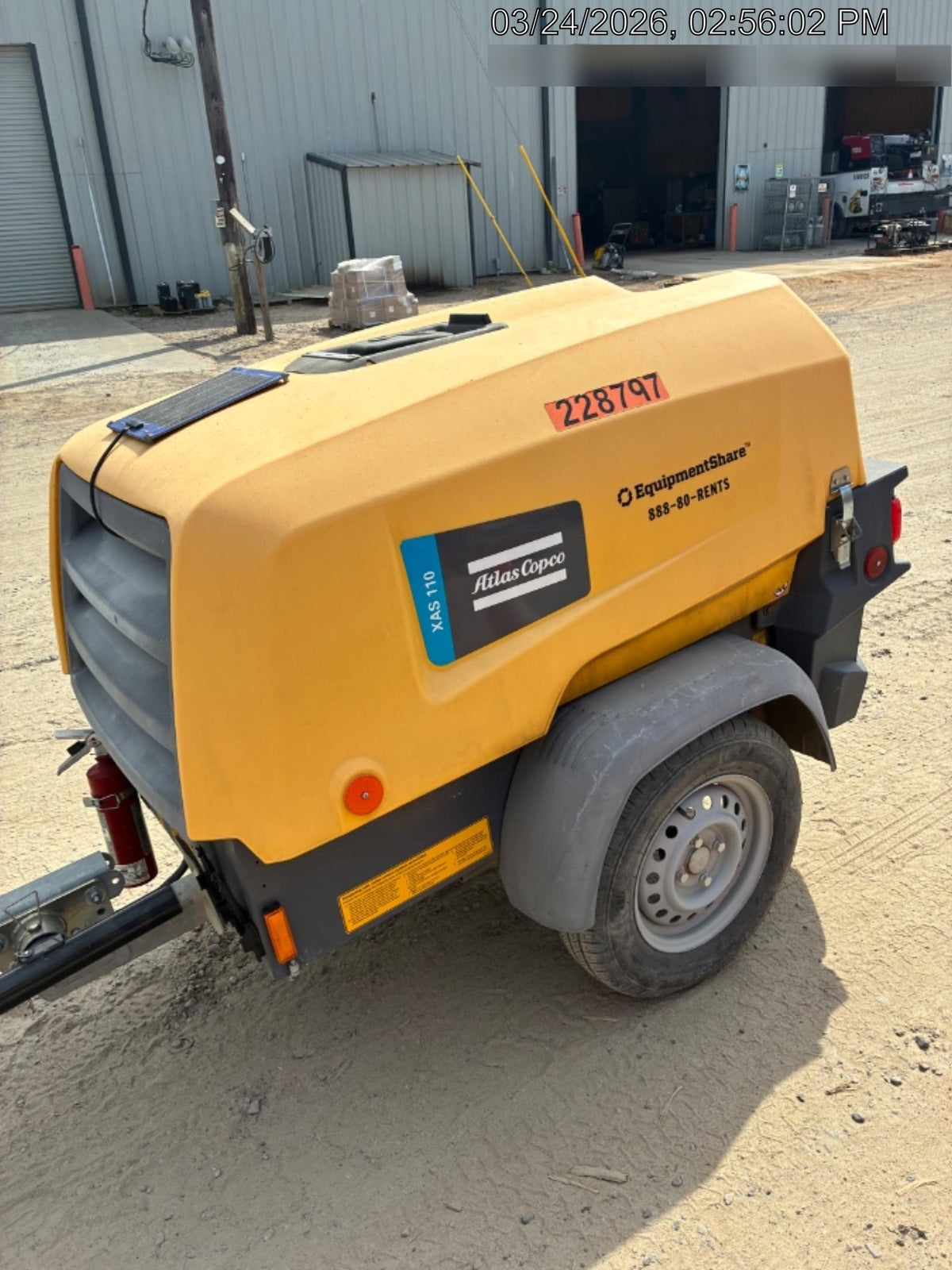 2022 ATLAS COPCO XAS 110
